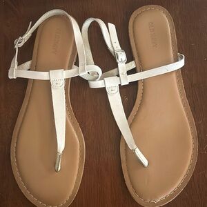 White old navy sandals - only wore a few times